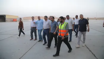 تفقد مصنع تدوير المخلفات الصلبة 