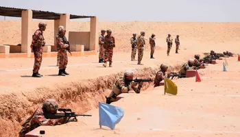 جانب من التدريب