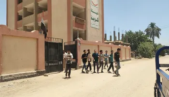 جانب من خروج الطلبة من اللجان 
