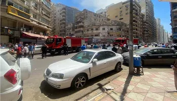 حريق بأتوبيس نقل عام