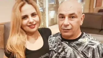 حسام حسن وزوجته دانا آدم