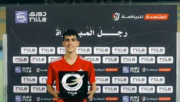 علي حمدي لاعب وسط طلائع الجيش