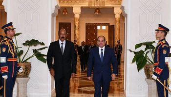 الرئيس السيسي ونظيره الإريتري