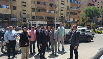 معاينة موسعة للنيابة الإدارية في حريق عقار "طريق أسيوط - سوهاج"