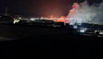 جانب من الحريق 