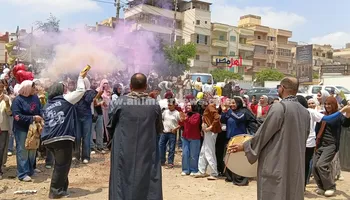 احتفالات طلاب الثانوية العامة بنهاية الامتحانات 