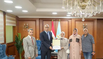 جانب من تكريم أوائل الشهادة الإعدادية بكفر الشيخ 