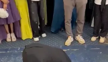 جانب من مقطع الفيديو المتداول 