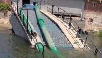 محطة مياه الشرب بقرية الفقاعى 