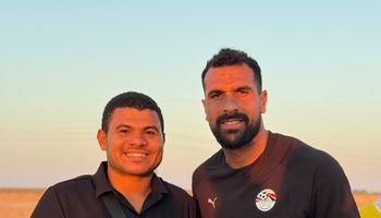 مراسل جريدة أهل مصر بالإسماعيلية مع كابتن محمد علاء حارس المرمى منتخب مصر 