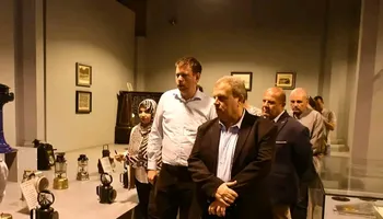 وزير النقل والاستثمار المجري يزور متحف السكة الحديد 