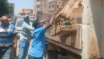 جانب من رفع الاشغالات