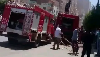 جانب من الحريق 