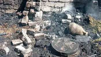 جانب من الحريق 