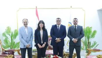 محافظ قنا وفد مشروع النمو الأخضر الشامل
