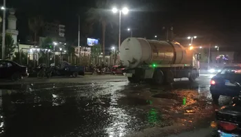 جانب من رفع المياه 