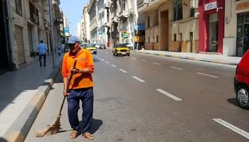 أعمال النظافة في الإسكندرية 