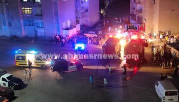 حريق بمساكن الإعلام بالإسماعيلية 