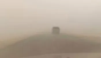 غلق طريق سيوة مطروح 