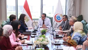 وزير الصحة ووفد سان دوناتو الإيطالية 