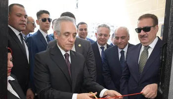 وزير العدل ومحافظ بورسعيد يفتتحان مجمع محاكم  بورفؤاد 