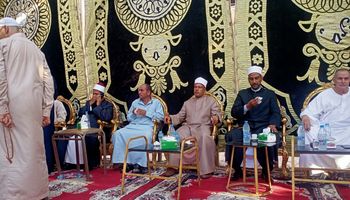 وفد أوقاف الإسماعيلية في عزاء ضحايا حادث الدواويس 