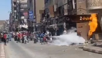 جانب من الحريق 