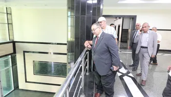 جانب من تفقد المبنى الجديد لجامعة كفرالشيخ الأهلية