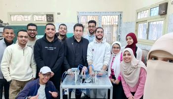 طلاب قسم الهندسة الزراعية بكلية الزراعة جامعة كفر الشيخ 