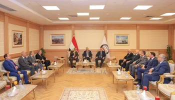النائب العام يستقبل رئيس مجلس رؤساء الاستئناف وأعضاء المجلس ورئيس نادي القضاة