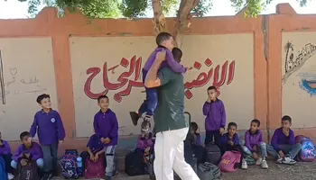 جانب من الفيديو المتداول 