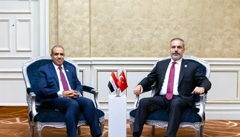 وزير الخارجية ونظيره التركي