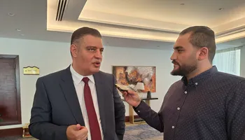 الصحفي علاء الرفاعي مع أيمن عبد الموجود