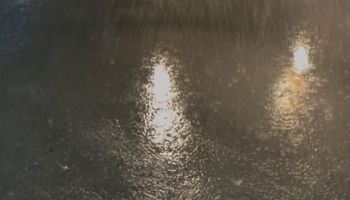 أمطار غزيرة على واحة سيوة 