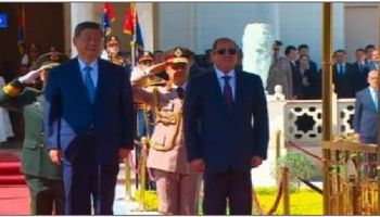 الرئيس السيسي ونظيره الصيني