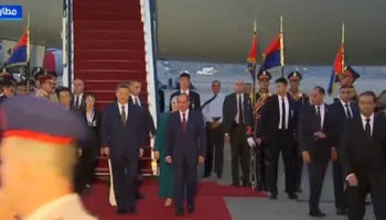  الرئيس السيسي يستقبل نظيره الصيني 