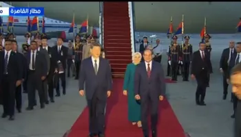  الرئيس السيسي يستقبل نظيره الصيني 