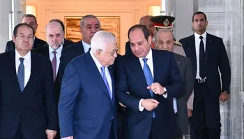 الرئيس عبد الفتاح السيسي يستقبل نظيره محمود عباس