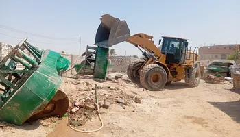 جانب من إزالة طواحين الدهب 
