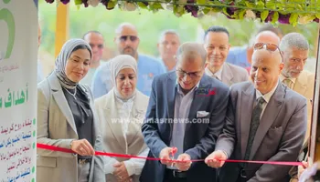 جانب من افتتاح المعرض 