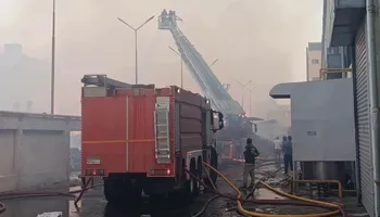 حريق العبور
