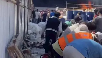 حريق مصنع ملابس بالإسماعيلية 