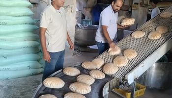 حملة تموينية على أحد المخابز