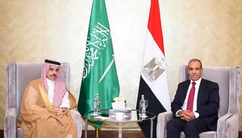  وزيرا الخارجية المصري والسعودي 