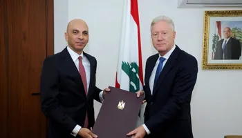 سفير مصر الجديد لدى بيروت يقدم أوراق اعتماده لوزير الخارجية اللبناني