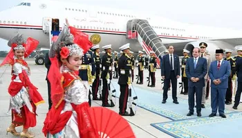وزير خارجية إندونيسيا والرئيس السيسي 