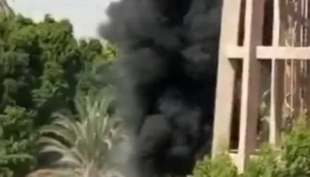 جانب من الحريق 