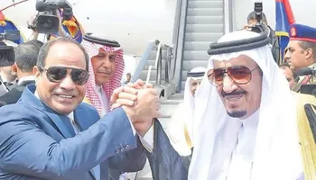 الرئيس السيسي والملك بن سلمان 