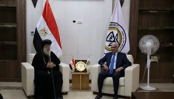 مطرانية نقادة وقوص يزور رئيس جامعة جنوب الوادي الأهلية