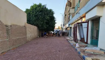 تطوير شوارع بمنطقة البنك الزراعي